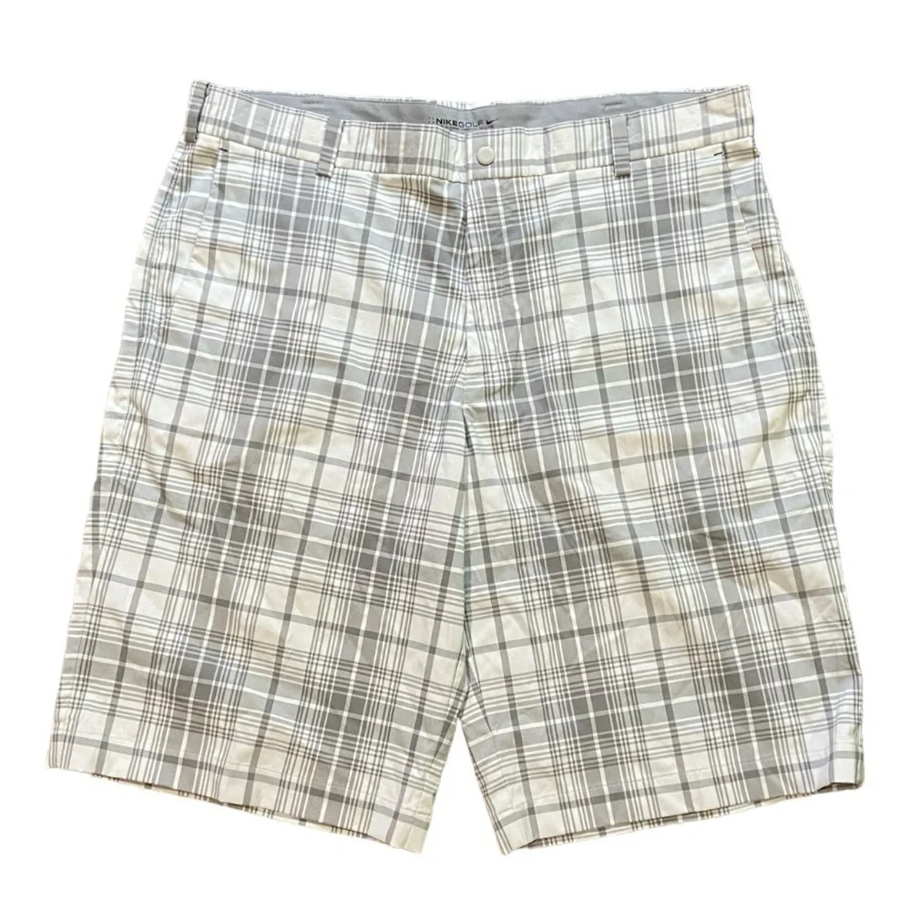 Nike Golf Dri-fit Plaid Shorts ~36